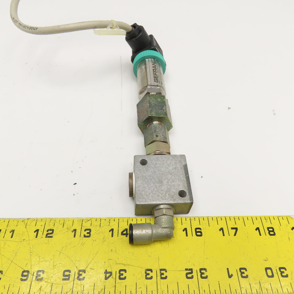 Gefran TK-E-3-E-N09U-M-V-XP507 Pressure Sensor Transducer 10-30V 1/4" NPT
