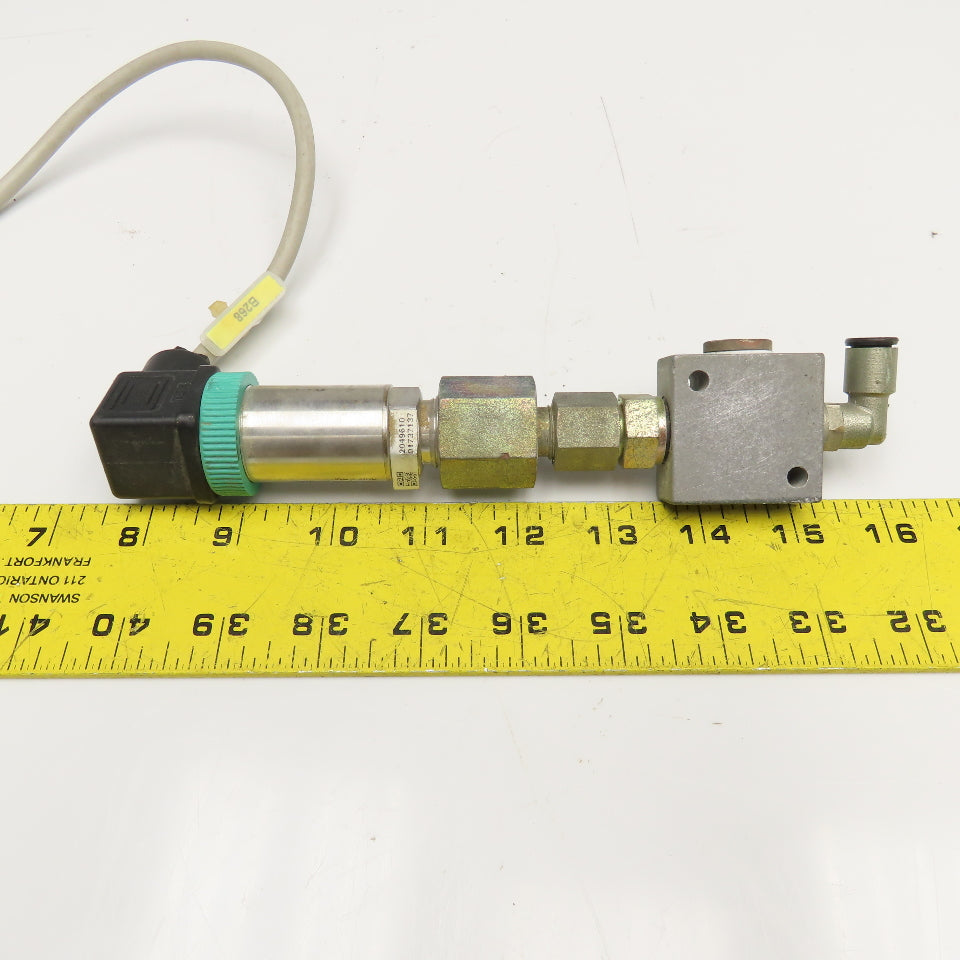 Gefran TK-E-3-E-N09U-M-V-XP507 Pressure Sensor Transducer 10-30V 1/4" NPT