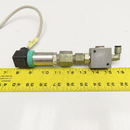 Gefran TK-E-3-E-N09U-M-V-XP507 Pressure Sensor Transducer 10-30V 1/4" NPT