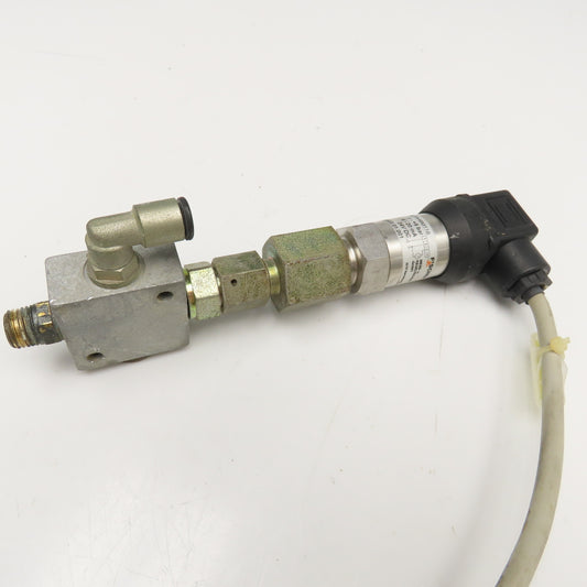 Fischer ME6136M87PH9M116 Pressure Transmitter 24VDC -1 - +9 Bar 1/4" NPT