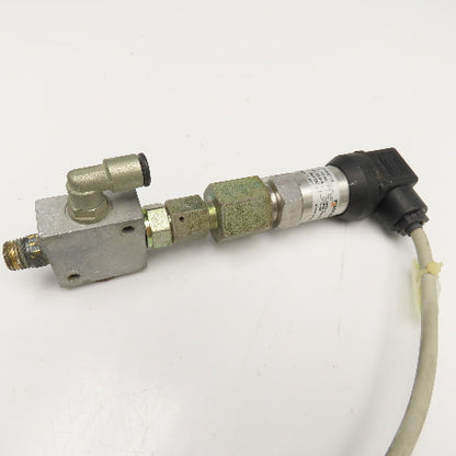 Fischer ME6136M87PH9M116 Pressure Transmitter 24VDC -1 - +9 Bar 1/4" NPT