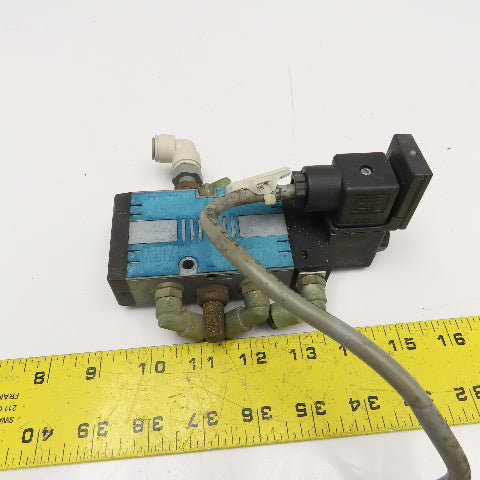 Rexroth 577 608 5/2 Position Single Solenoid Pneumatic Directional Valve 24 VDC