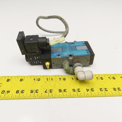 Rexroth 577 608 5/2 Position Single Solenoid Pneumatic Directional Valve 24 VDC
