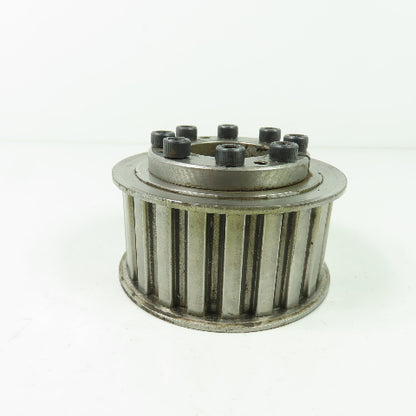 Timing Belt Pulley 3.73" OD 1-1/2" Belt Width 1.36" Bore