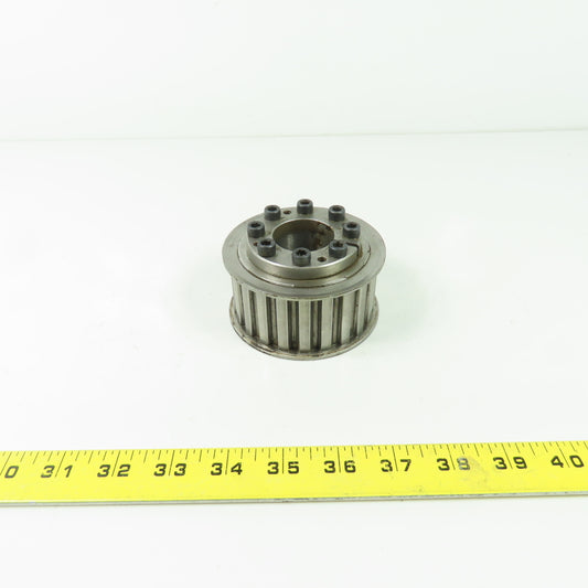 Timing Belt Pulley 3.73" OD 1-1/2" Belt Width 1.36" Bore