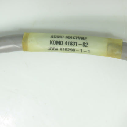 Komo Machine 41831-02 016298-1-1 Cordset Cable W/ MR-50NSB Plugs Lot Of 2