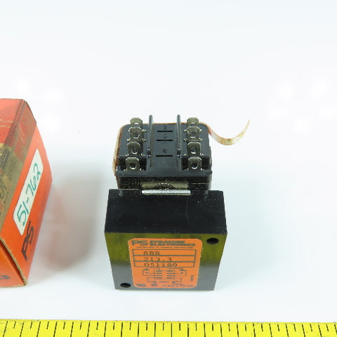 Trane 2701-2263-01-07 Syracuse SBR 213.3 051189 Relay 10A 120V Coil