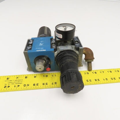 Rexroth 5351330200 LUB. C25i 1/2" NPT Compressed Air Filter Lubricator Regulator