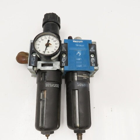 Rexroth 5351330200 LUB. C25i 1/2" NPT Compressed Air Filter Lubricator Regulator