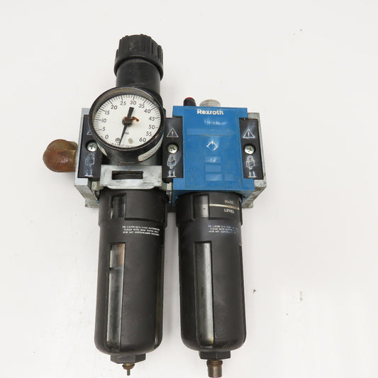 Rexroth 5351330200 LUB. C25i 1/2" NPT Compressed Air Filter Lubricator Regulator