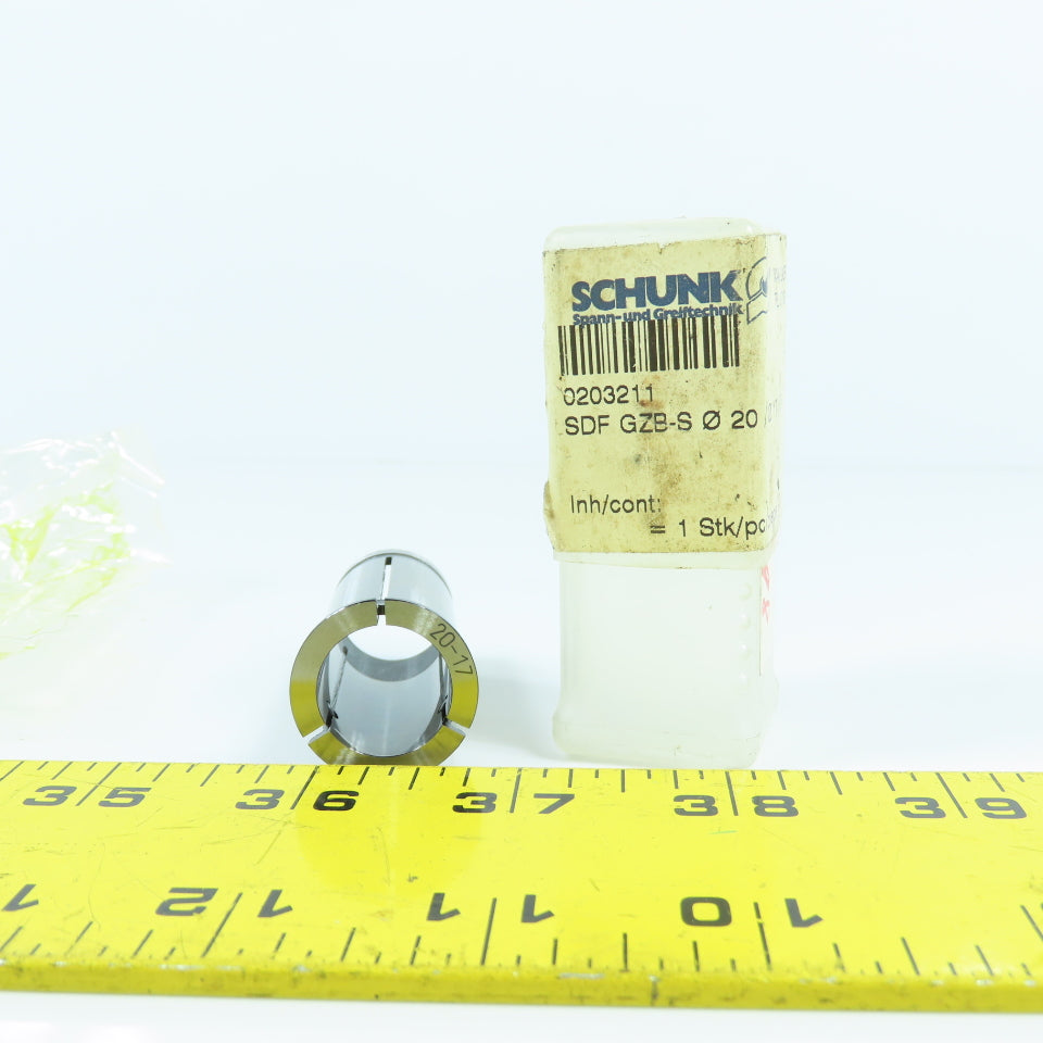 Schunk 0203211 SDF GZB-S 0 20 / 0 17 / 53 Intermediate Sleeve 20-17mm