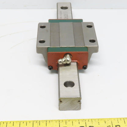 HIWIN ARG25H 8-11/16" OAL Linear Guide Rail W/AGW25CB Bearing Block