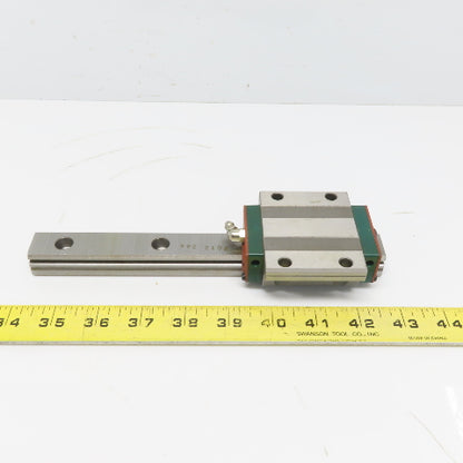 HIWIN ARG25H 8-11/16" OAL Linear Guide Rail W/AGW25CB Bearing Block