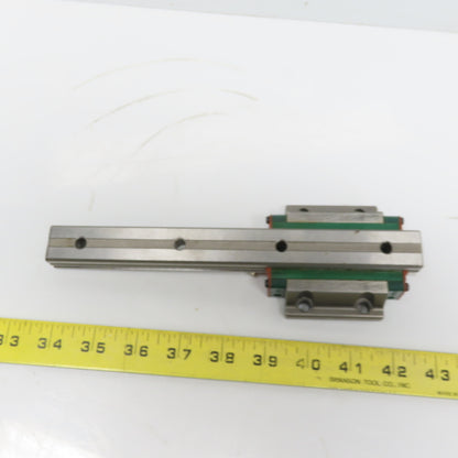 HIWIN ARG25H 8-11/16" OAL Linear Guide Rail W/AGW25CB Bearing Block