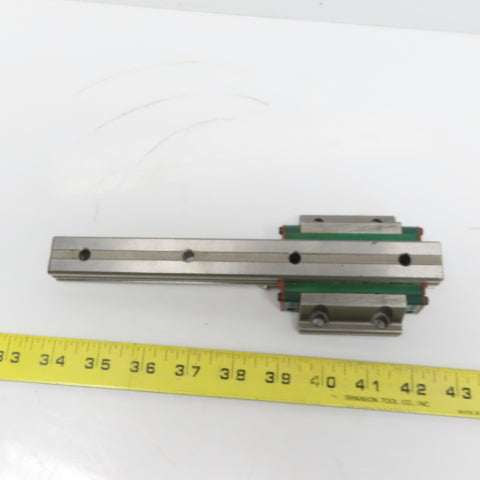 HIWIN ARG25H 8-11/16" OAL Linear Guide Rail W/AGW25CB Bearing Block