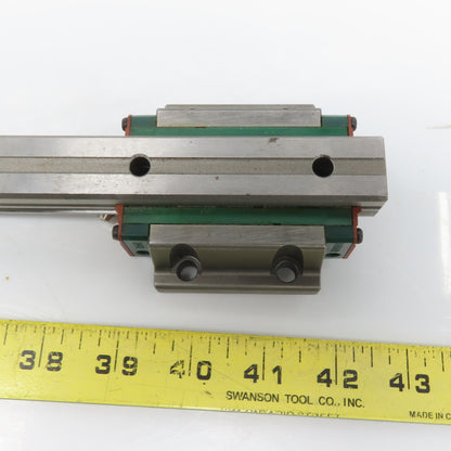 HIWIN ARG25H 8-11/16" OAL Linear Guide Rail W/AGW25CB Bearing Block
