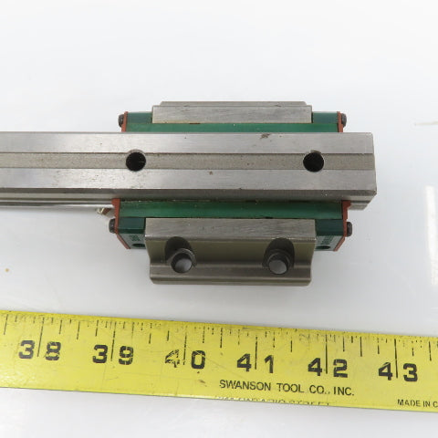HIWIN ARG25H 8-11/16" OAL Linear Guide Rail W/AGW25CB Bearing Block