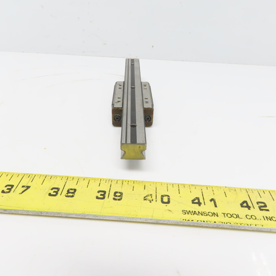 THK Y7J17/Y7L26 6-1/4" OAL Linear Guide Rail W/THKSR15 Bearing Block