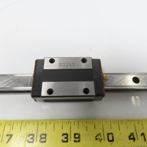 THK Y7J17/Y7L26 6-1/4" OAL Linear Guide Rail W/THKSR15 Bearing Block