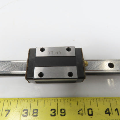 THK Y7J17/Y7L26 6-1/4" OAL Linear Guide Rail W/THKSR15 Bearing Block