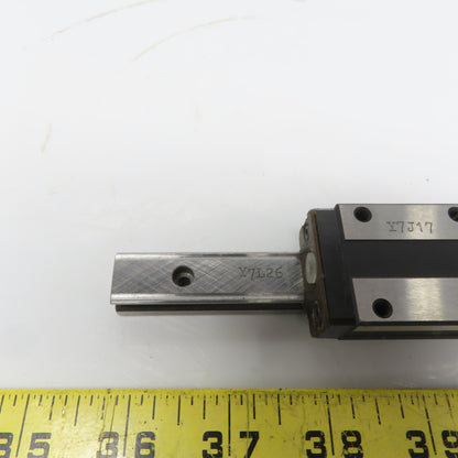 THK Y7J17/Y7L26 6-1/4" OAL Linear Guide Rail W/THKSR15 Bearing Block