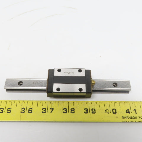 THK Y7J17/Y7L26 6-1/4" OAL Linear Guide Rail W/THKSR15 Bearing Block