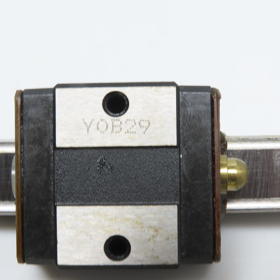 THK Y0B29 11-1/16" OAL Linear Guide Rail W/(2) THKSR15 Bearing Block