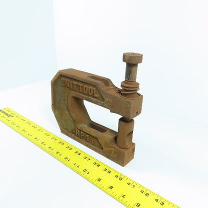 UnitTool 4HP-1-1/2 x 4-1/2 Throat C-Frame Punch Die Tooling Press Brake RUSTED