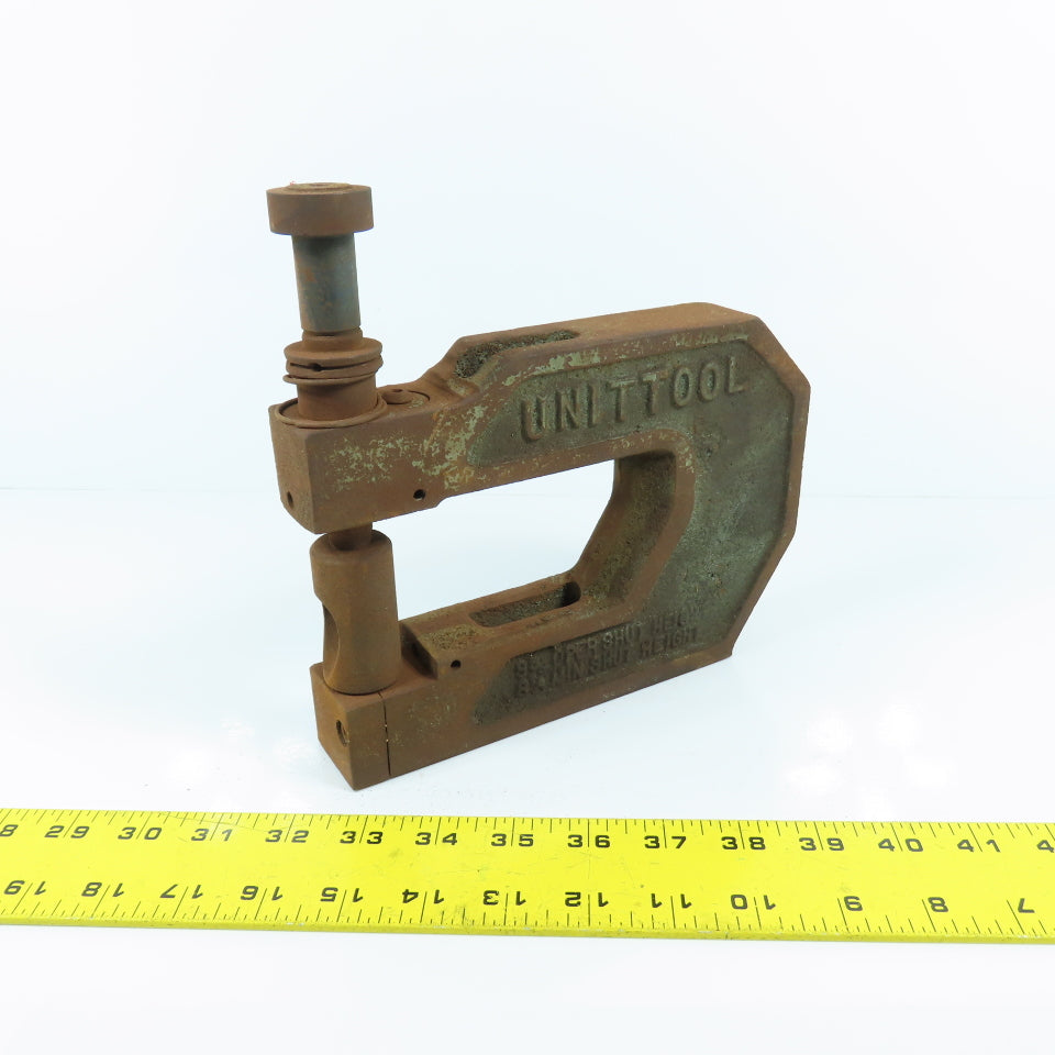 UnitTool 4HP-1-1/2 x 4-1/2 Throat C-Frame Punch Die Tooling Press Brake RUSTED