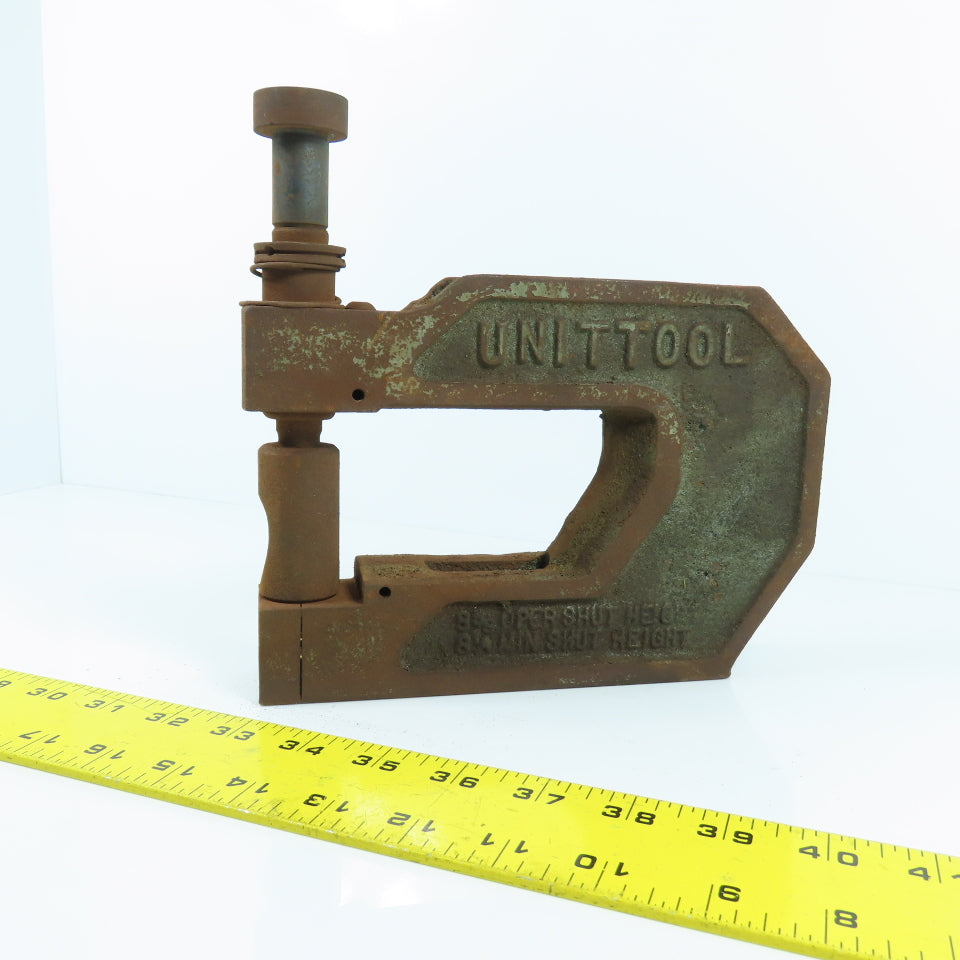 UnitTool 4HP-1-1/2 x 4-1/2 Throat C-Frame Punch Die Tooling Press Brake RUSTED