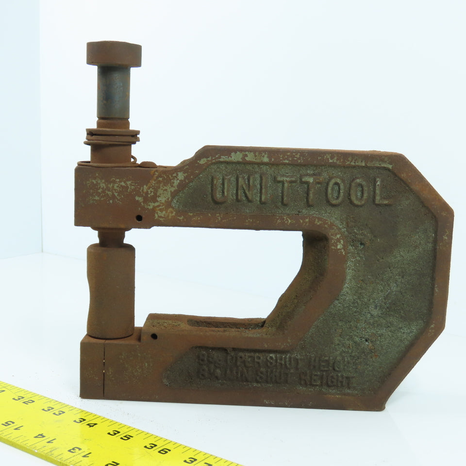UnitTool 4HP-1-1/2 x 4-1/2 Throat C-Frame Punch Die Tooling Press Brake RUSTED