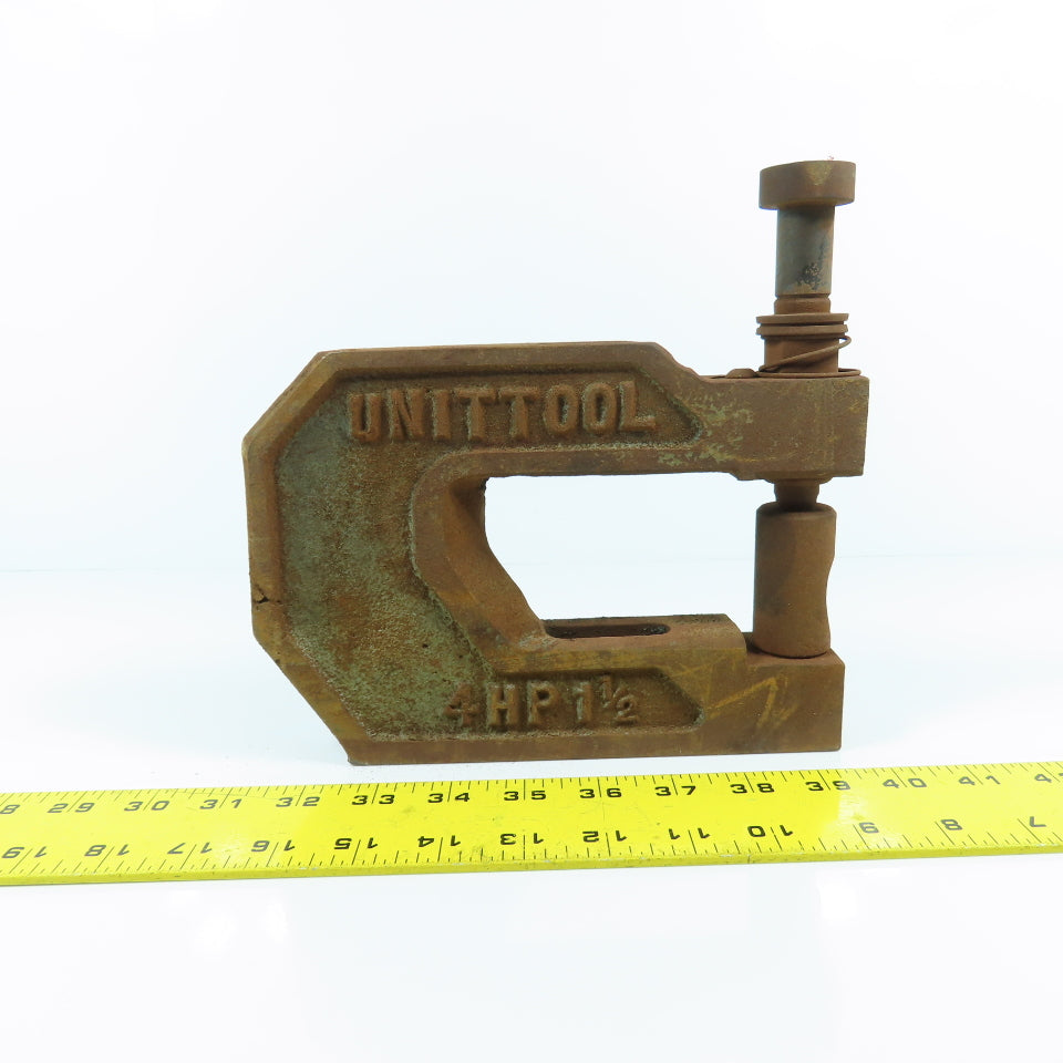UnitTool 4HP-1-1/2 x 4-1/2 Throat C-Frame Punch Die Tooling Press Brake RUSTED
