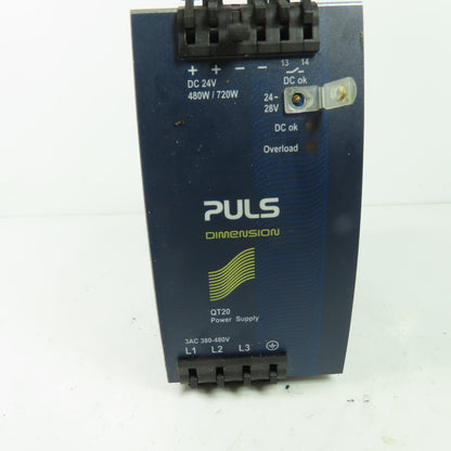 Plus Dimension QT20.241 3Ph Power Supply 380-480V 0.65A Input 24-28VDC Output