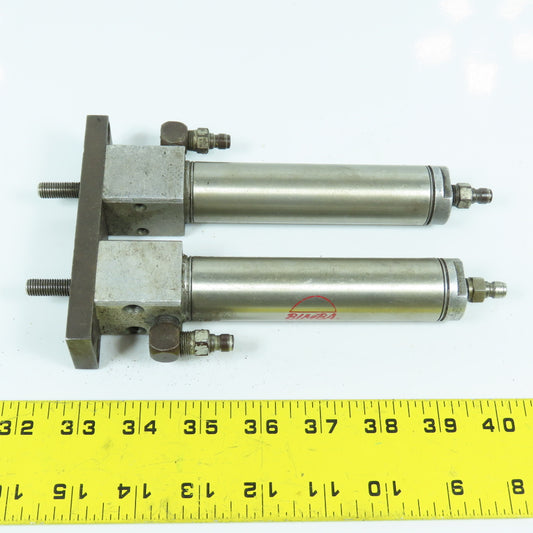 Bimba BF-093-D Double Acting Twin Air Cylinder Assembly 1-1/16" Bore 3" Stroke