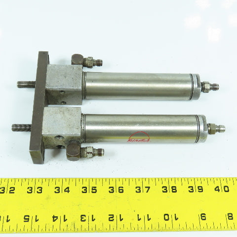 Bimba BF-093-D Double Acting Twin Air Cylinder Assembly 1-1/16" Bore 3" Stroke
