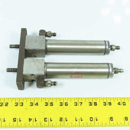 Bimba BF-093-D Double Acting Twin Air Cylinder Assembly 1-1/16" Bore 3" Stroke
