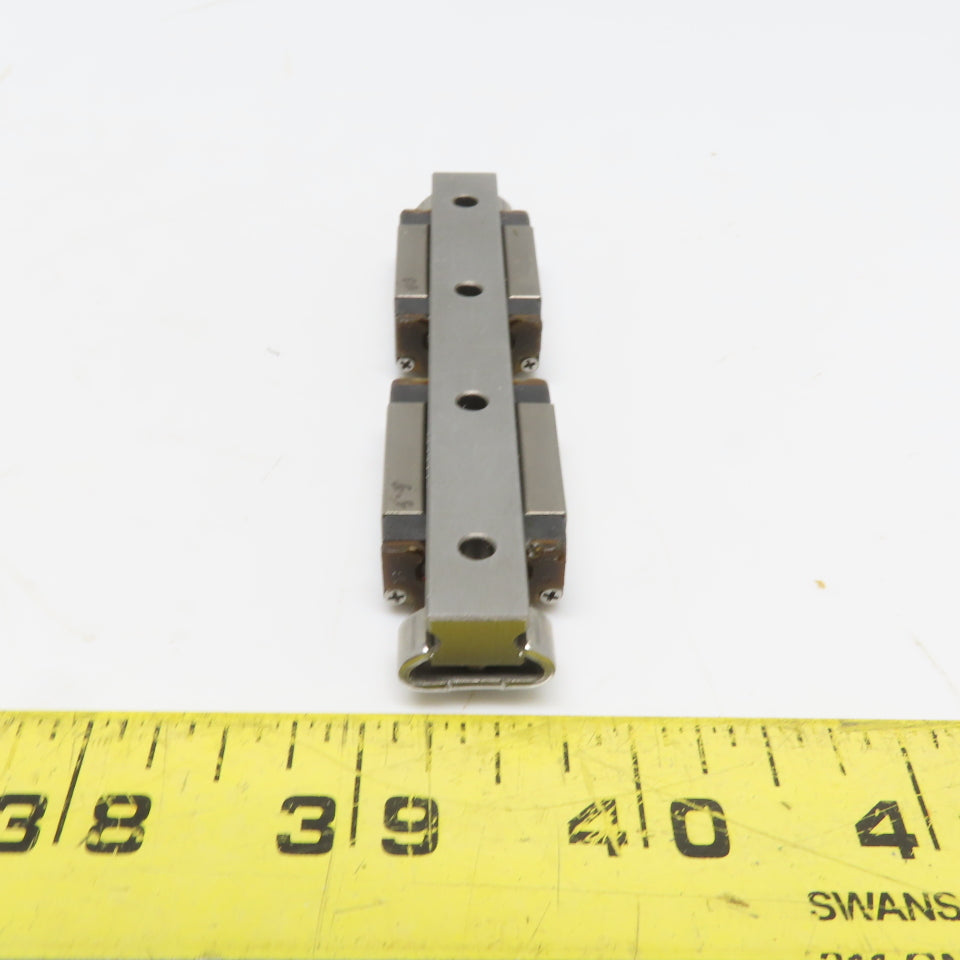 95mm OAL Linear Guide Rail W/(2) A6K II 44 Bearing Block
