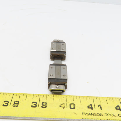 95mm OAL Linear Guide Rail W/(2) A6K II 44 Bearing Block
