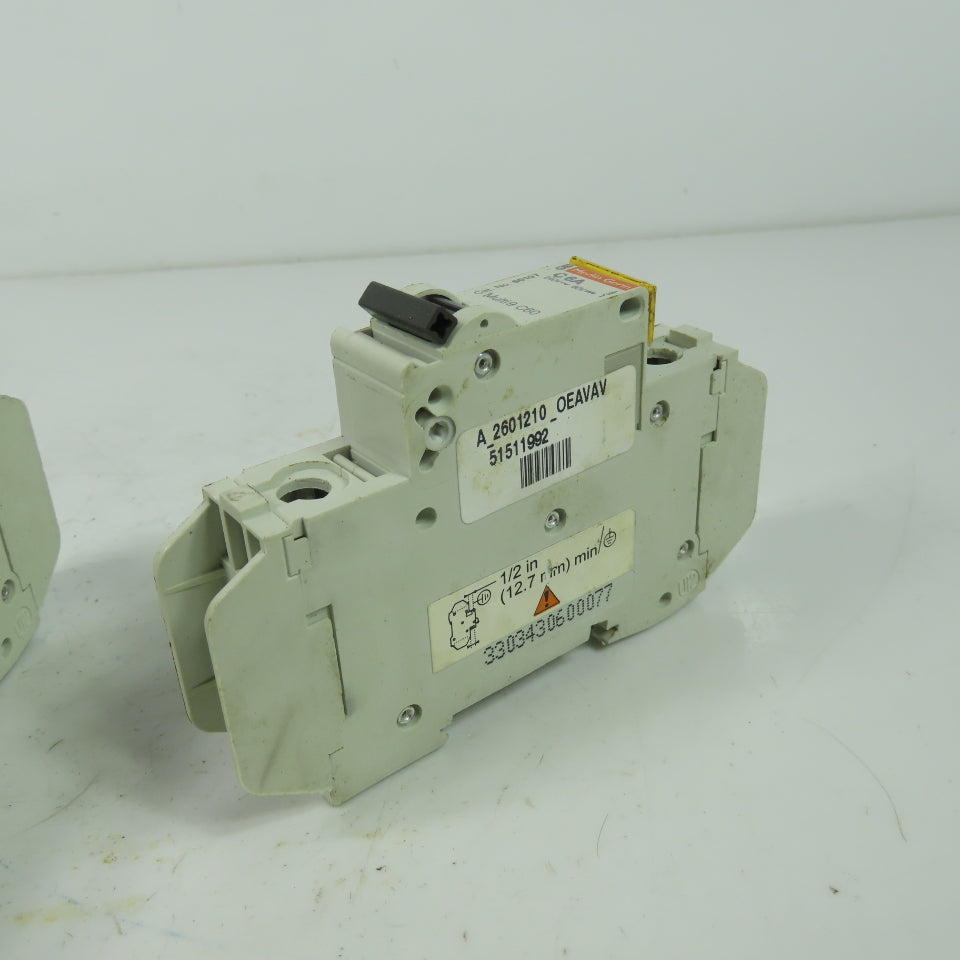 Merlin Gerin 60107 C6A Multi9-C60 Circuit Breaker 240V 10KVA Lot Of 3