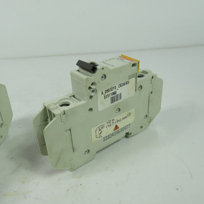 Merlin Gerin 60107 C6A Multi9-C60 Circuit Breaker 240V 10KVA Lot Of 3