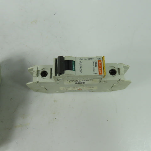 Merlin Gerin 60107 C6A Multi9-C60 Circuit Breaker 240V 10KVA Lot Of 3