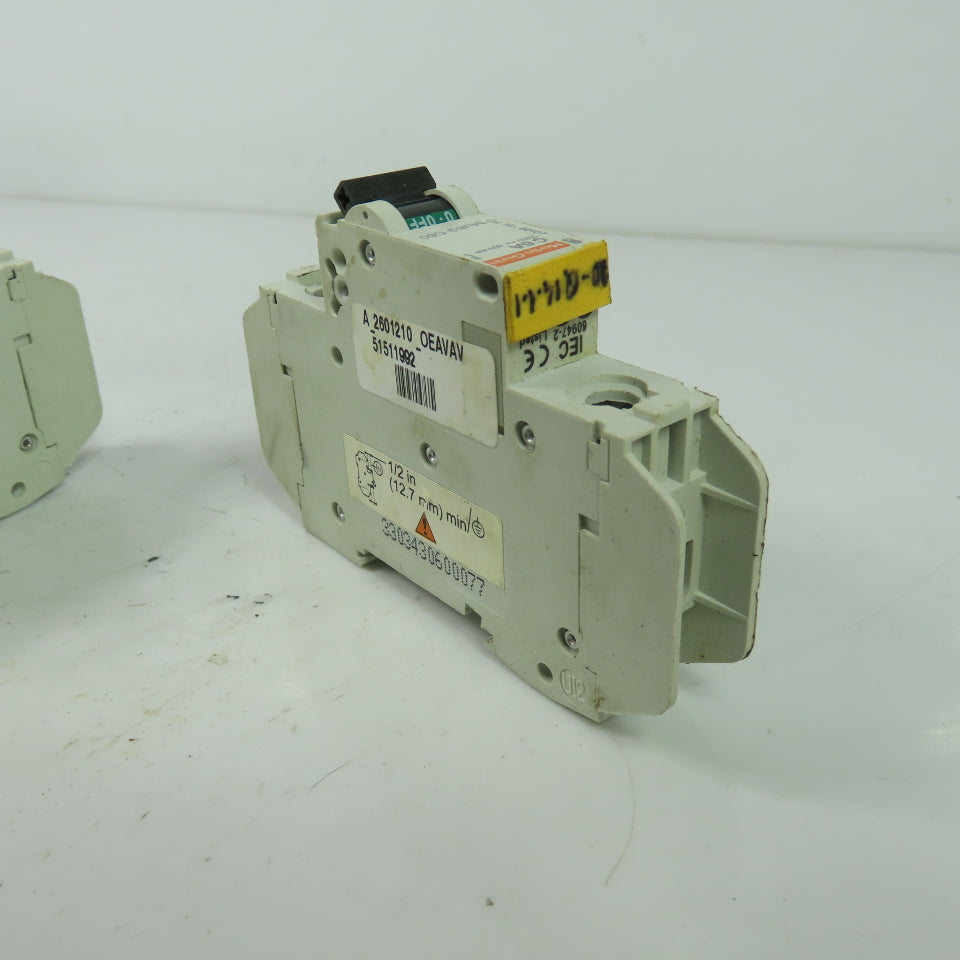 Merlin Gerin 60107 C6A Multi9-C60 Circuit Breaker 240V 10KVA Lot Of 3