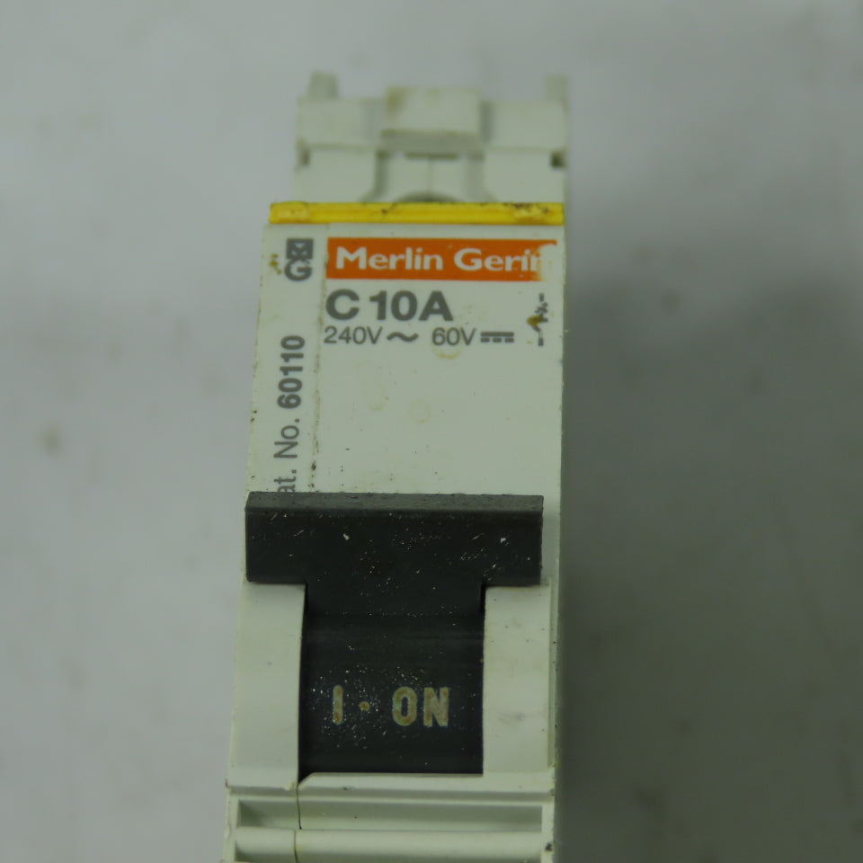 Merlin Gerin 60110 C10A Multi9-C60 Circuit Breaker 240V 10KVA Lot Of 2