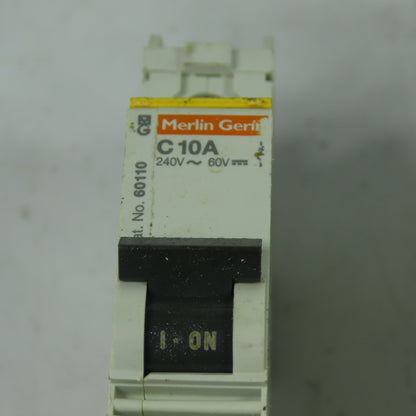 Merlin Gerin 60110 C10A Multi9-C60 Circuit Breaker 240V 10KVA Lot Of 2