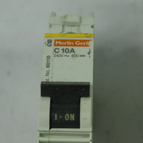 Merlin Gerin 60110 C10A Multi9-C60 Circuit Breaker 240V 10KVA Lot Of 2
