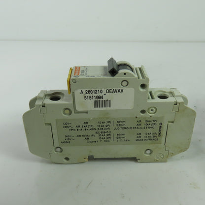 Merlin Gerin 60110 C10A Multi9-C60 Circuit Breaker 240V 10KVA Lot Of 2