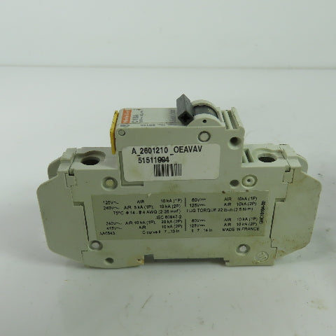 Merlin Gerin 60110 C10A Multi9-C60 Circuit Breaker 240V 10KVA Lot Of 2