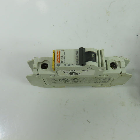 Merlin Gerin 60110 C10A Multi9-C60 Circuit Breaker 240V 10KVA Lot Of 2