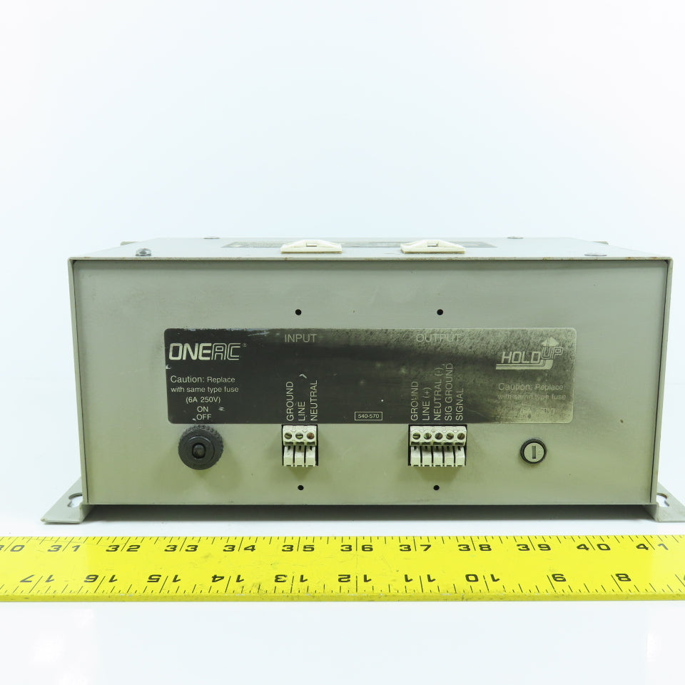 OneAC HU200-3 HU200 340VDC 1.5A Ride-Through Power Source 120VAC 6A Input