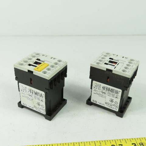 Siemens 3RH1131-1BB40 600V 10A Contactor 24VDC Coil Lot Of 2